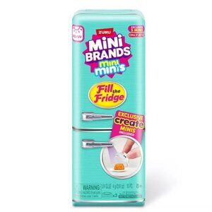 Zuru Mini Brands Mini Minis Fill the Fridge Light Up REFRIGERATOR Playset NEW
